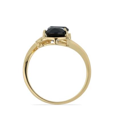 BUY 925 SILVER NATURAL BLACK SPINEL GEMSTONE CAT RING 